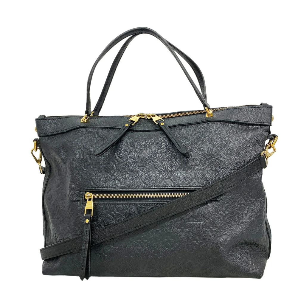 Louis Vuitton Monogram Empreinte Bastille MM Tote Bag M41164 Noir 2-way bag f...